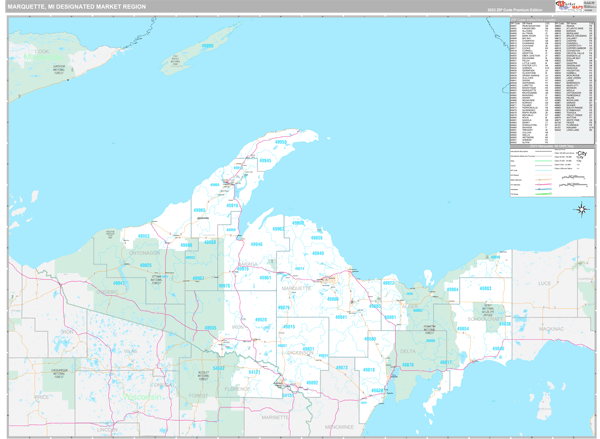 Marquette DMR, MI Map