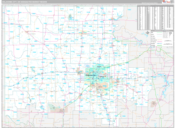 Oklahoma City DMR, OK Map