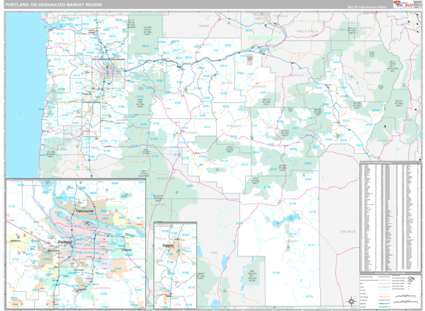 Portland DMR, OR Map