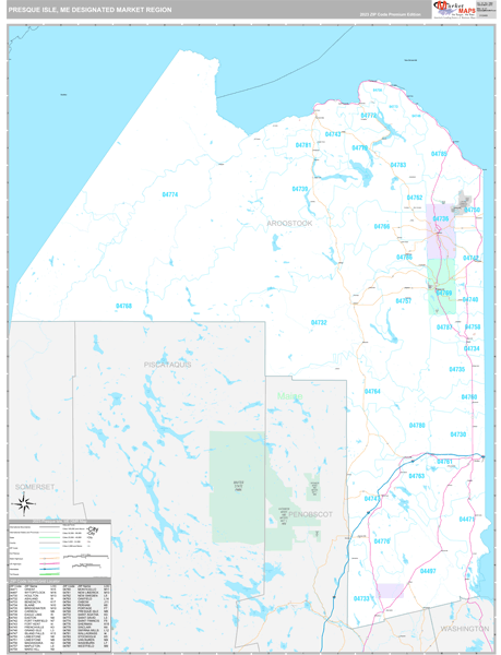 Presque Isle DMR, ME Map