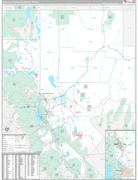 Reno DMR, NV Map