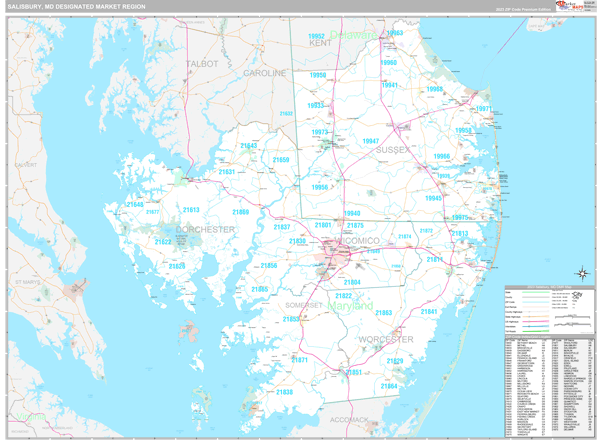Salisbury DMR, MD Map