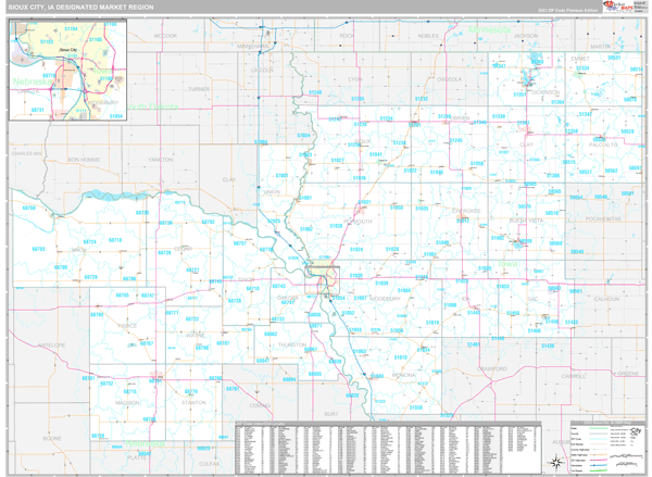 Sioux City DMR, IA Map