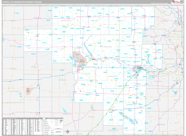 Topeka DMR, KS Map