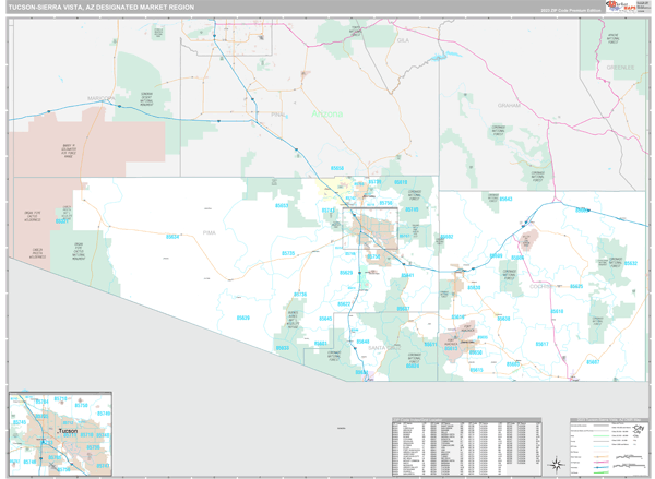 Tucson (Sierra Vista) DMR, AZ Map