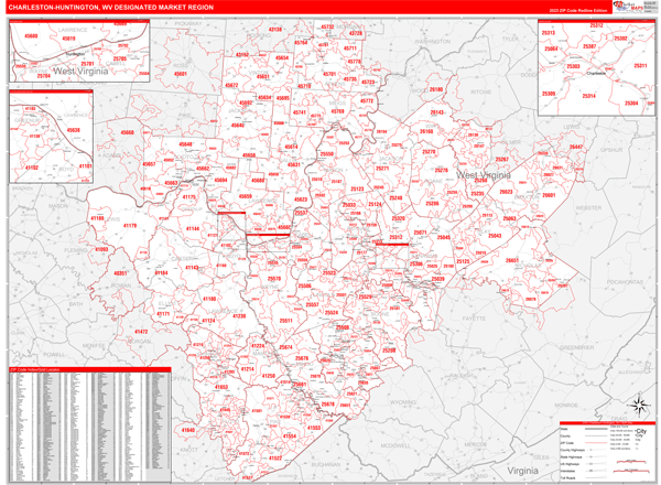 zip codes in each dma