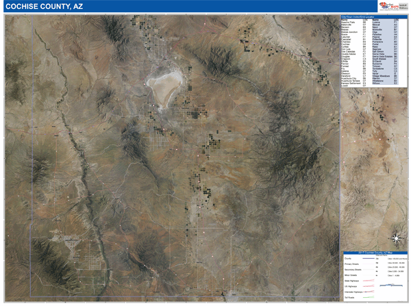 Cochise County Map Book Satellite Style