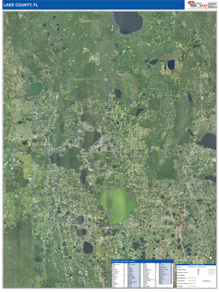 Lake County Digital Map Satellite Style