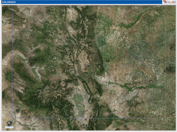 Colorado Wall Map
