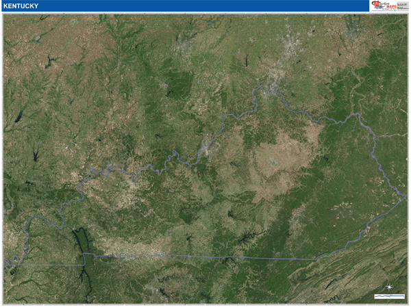 Kentucky Wall Map