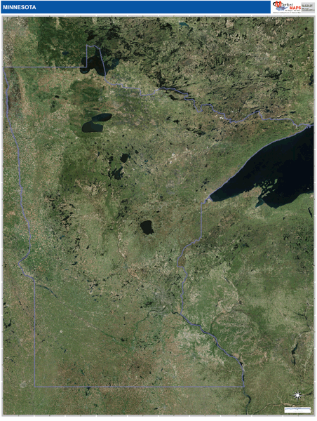 Minnesota Wall Map