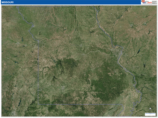 Missouri Wall Map