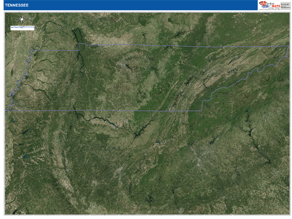 Tennessee Wall Map