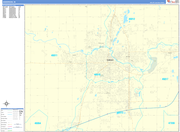 Anderson City Map Book Basic Style