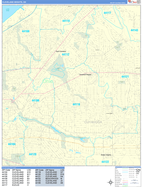 Map Books of Cleveland Heights Ohio - marketmaps.com