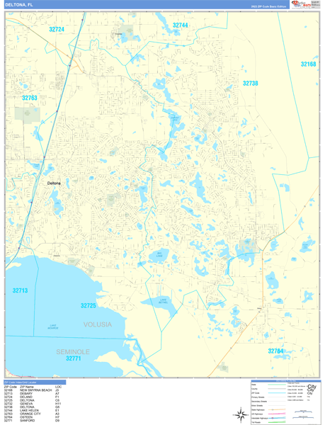 Deltona City Digital Map Basic Style