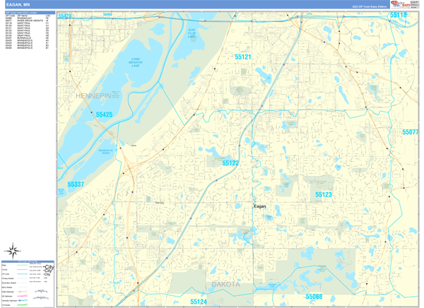 Eagan City Digital Map Basic Style