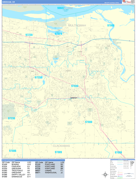 Gresham City Map Book Basic Style