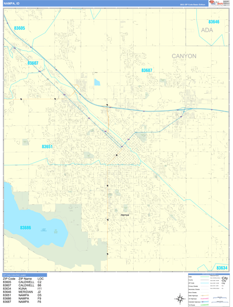 Nampa City Map Book Basic Style