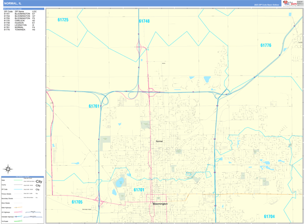 Normal City Digital Map Basic Style