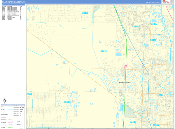 Maps of Palm Beach Gardens Florida - marketmaps.com