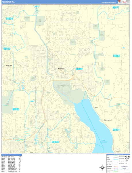 Redmond City Map Book Basic Style