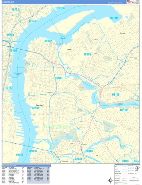 Camden Wall Map