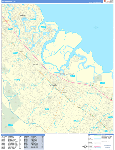 Maps of Redwood City California - Redwood%20city Ca