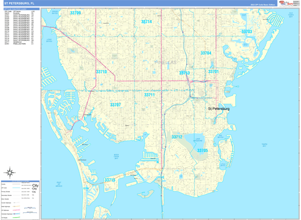 Maps of St. Petersburg Florida - marketmaps.com