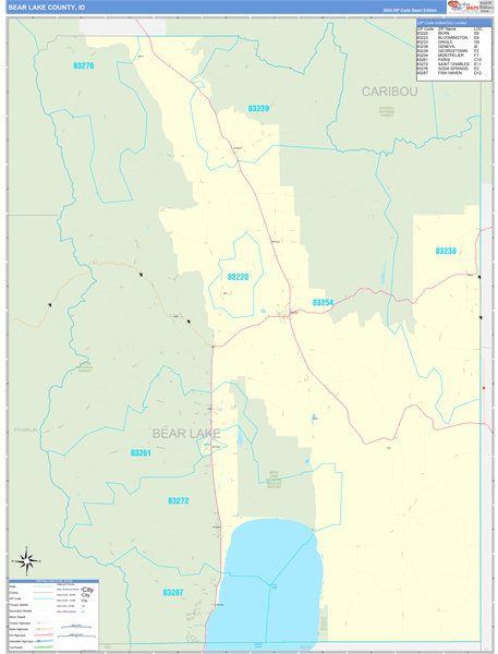 Bear Lake County Idaho Parcel Map Maps Of Bear Lake County Idaho - Marketmaps.com