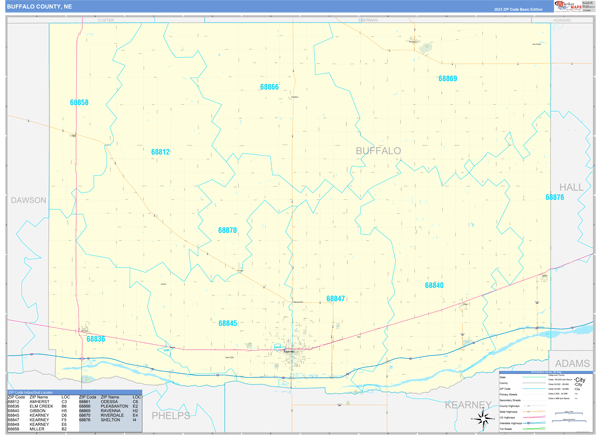Maps Of Buffalo County Nebraska