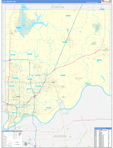 Maps Of Clay County Missouri Marketmaps