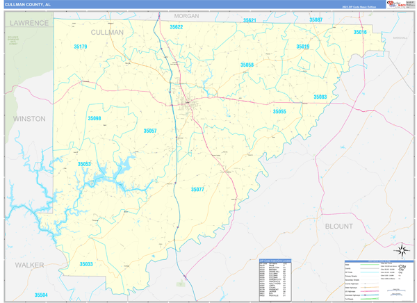 Cullman County Digital Map Basic Style