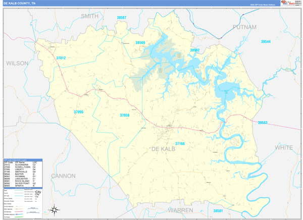 Dekalb County Digital Map Basic Style