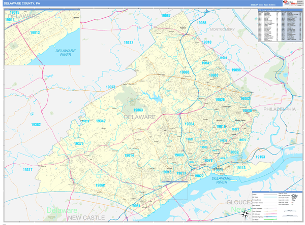 Delaware County Digital Map Basic Style