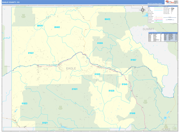 Eagle County Digital Map Basic Style