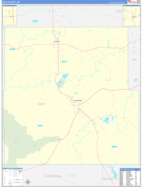 Eddy County Digital Map Basic Style