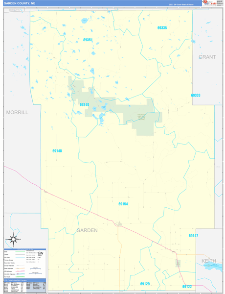 Garden County Digital Map Basic Style