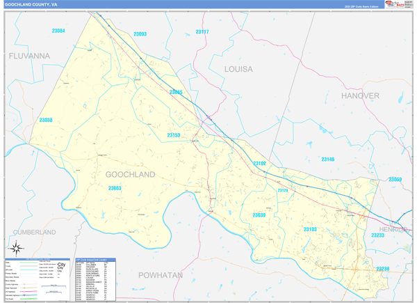 Goochland County Digital Map Basic Style