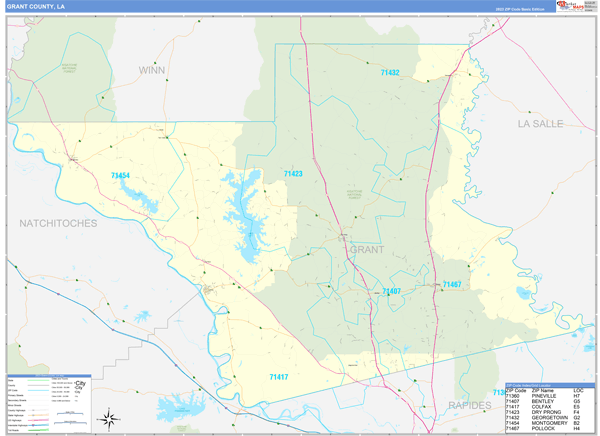 Grant County Digital Map Basic Style