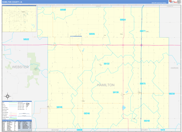 Hamilton County Map Book Basic Style