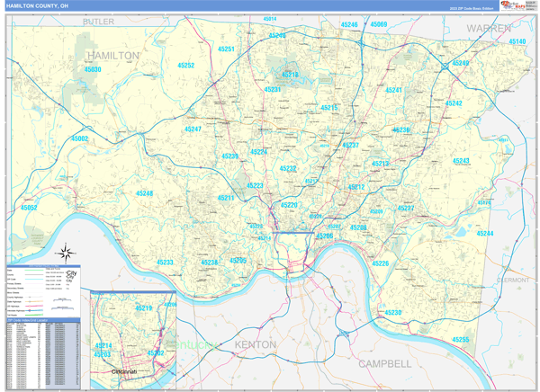 29 Map Of Cincinnati Zip Codes - Online Map Around The World