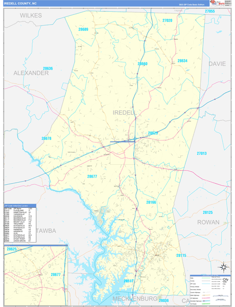 Iredell County Digital Map Basic Style