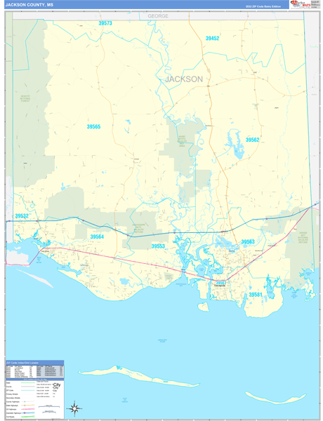 Jackson County Digital Map Basic Style