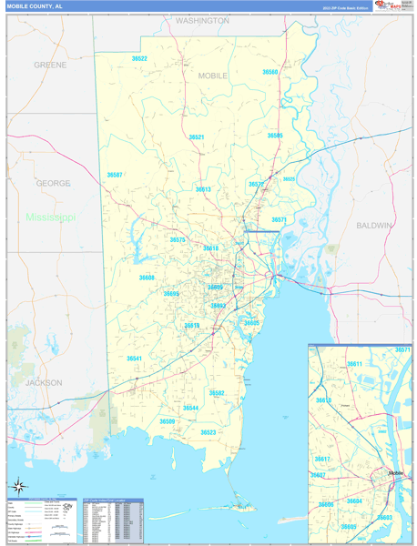 Mobile Alabama Zip Code Map Asia Map
