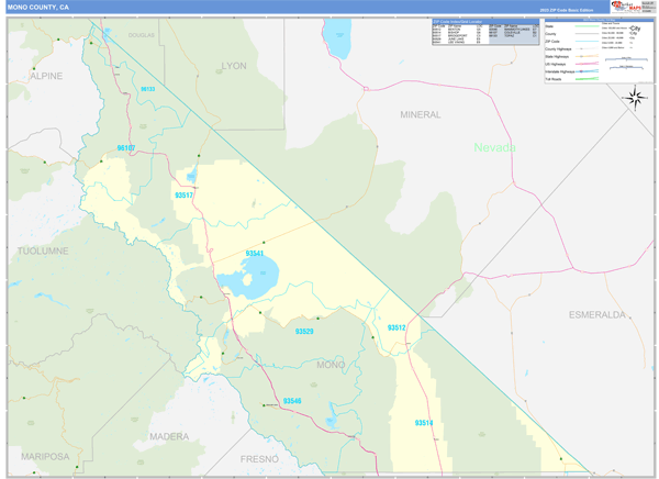 Mono County Digital Map Basic Style