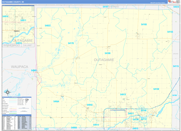 Outagamie County Digital Map Basic Style