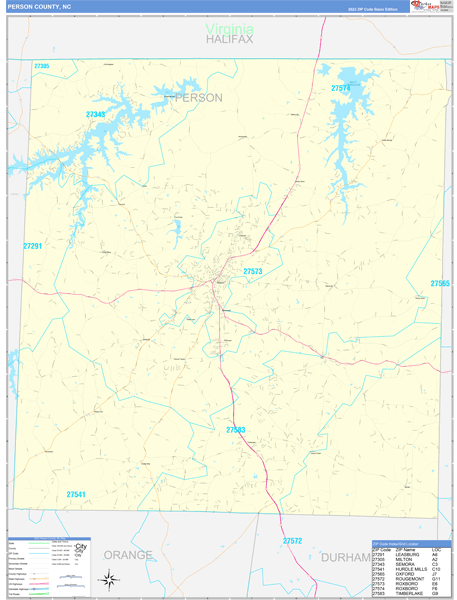 Person County Digital Map Basic Style
