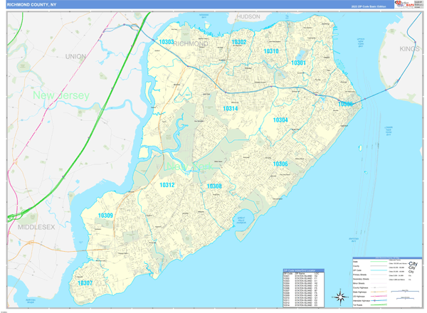 Richmond County Digital Map Basic Style