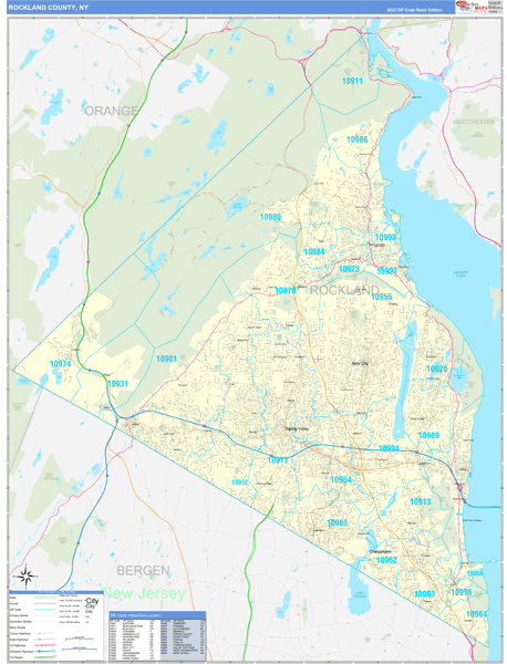 Rockland County Map Book Basic Style